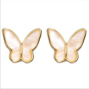 Retro butterfly boutique stud earrings new